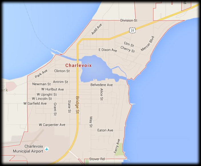 Map of Our Charlevoix Service Area